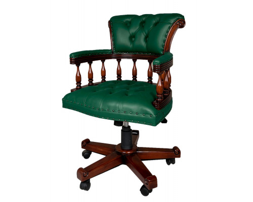Классическое зеленое компьютерное кресло 