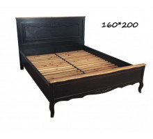 Кровать 160*200 черный прованс