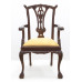  Кресло в стиле Чиппендейл, обивка - ткань