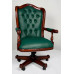 Классическое зеленое кресло руководителя
