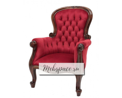  Кресло с красной тканью