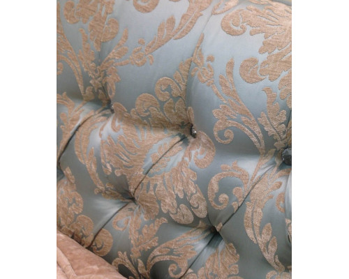 Трехместный диван Милано с голубой обивкой