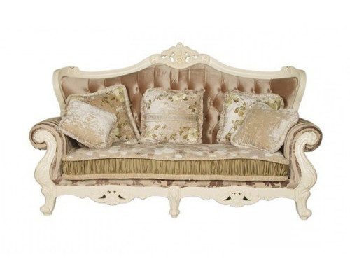 Трехместный диван Милано с коричневой обивкой